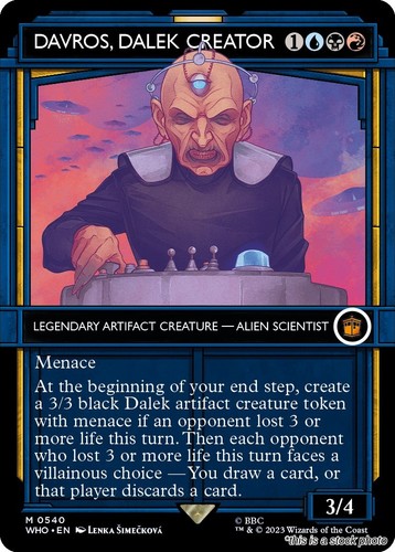 Mtg davros dalek creator - mtg:,